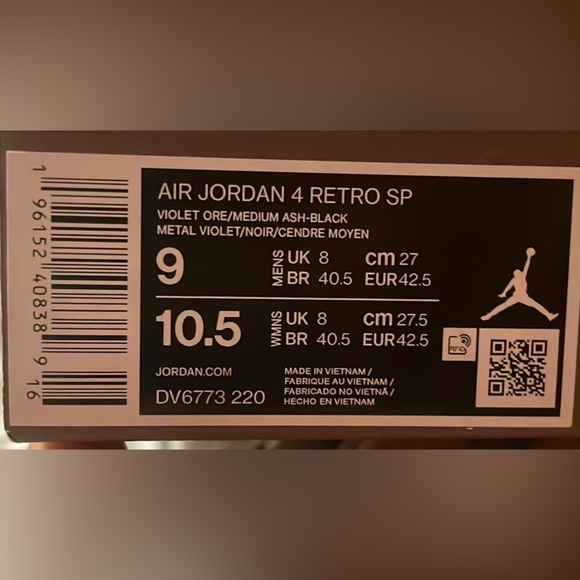 Jordan 4 Retro A Ma Maniére Violet Ore - Picture 5 of 5